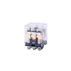 מפעל מחיר התוספת ממסר HH63P LY3 11Pin 3PDT 10A 230V AC סליל אלקטרומגנטי ממסר (12V 24V 48V 110V 220V 240V) AC DC