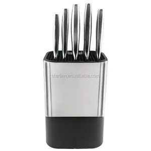 Stainless Steel Knives Holder With Disinfection For Safe, Space Saver Knives Storage For Kitchen Accessories