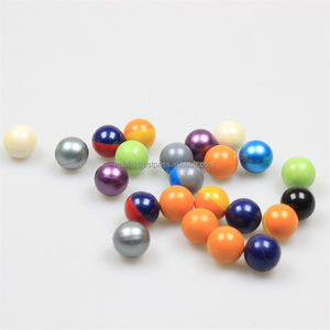 Bolas de pintura de autodefensa de Color personalizadas a precio de fábrica OEM calibre 0,68 gelatina + Material de PEG 2000 rondas/caja para exteriores - Product Image 6