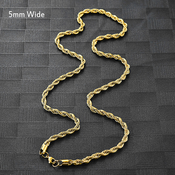 5mm Wide Gold