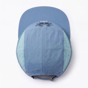 Casquette de camionneur unisexe pour adulte, personnalisée avec patch en cuir gaufré, dos en maille respirante et imperméable, 5 panneaux, réglable, idéale pour l'été - Product Image 5