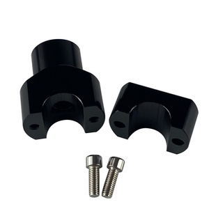 Kit de levage universel en alliage et aluminium pour guidon de moto de 22mm de diamètre avec blocs de nivellement d'espacement - Product Image 5