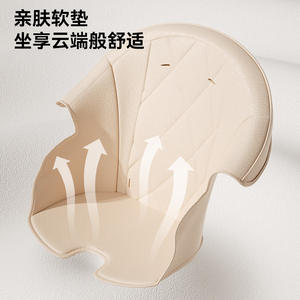 Chaise haute pliable réglable avec roulettes pour bébés de 0 à 6 ans, hauteur réglable, chaise de croissance portable, design modulaire et séparable - Product Image 3