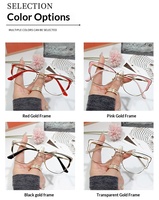 Lunettes de lecture HD rétro œil-de-chat en métal, monture solide, verres anti-lumière bleue, photochromiques, anti-UV400, légères pour adultes