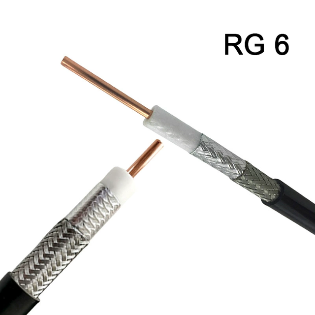 RG6 HD Video Coaxial Cable Manufacturer Direct Supply for Set-Top Boxes Communication Cable RF Cable