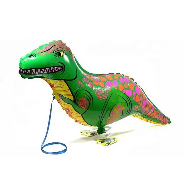 2020 çocuk doğum günü parti oyuncakları dinozor <span class=keywords><strong>yürüyüş</strong></span> hayvan folyo Mylar balonlar ejderha/Rex/Supersaurus şişme helyum hava yürüteç globo