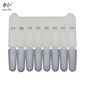 Apiculture reine abeille gelée royale stylo grattoir 8 rangées doigts trous marchandises <span class=keywords><strong>Kit</strong></span> d'élevage outils pour apiculteur fournitures - Product Image 3