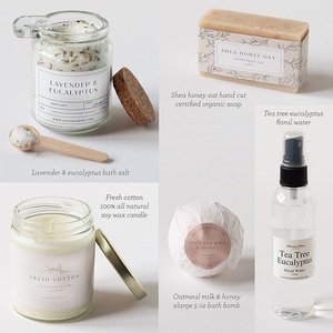 Cestas de Regalo para Mujeres, Caja de Spa, Paquete de Cuidado para Amiga Enferma, Sets de Regalo para Mujeres, Productos de Baño Relajantes Hechos a Mano, Cajas de Regalo - Product Image 4