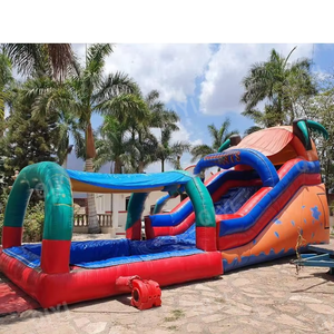 Trượt nước bơm hơi với hồ bơi cho người lớn - Product Image 5