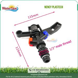 Mini Sistema de Riego por Aspersión, Rociador de Agua Agrícola, Micro Aspersor Rotatorio para Granja, Jardín, Invernadero, Cultivos - Product Image 3