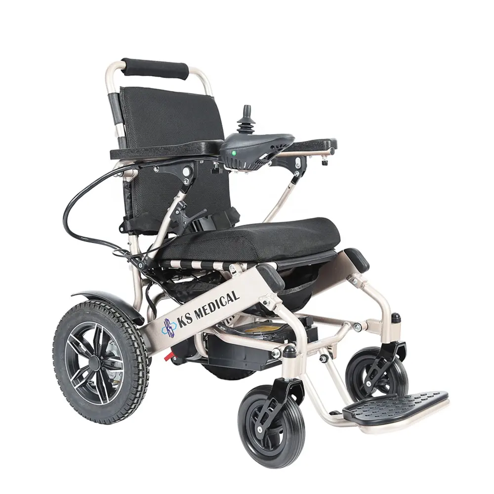 KSM-601 Wireless remote control folding electric wheelchair for the elderly people disabled wheelchair with CE