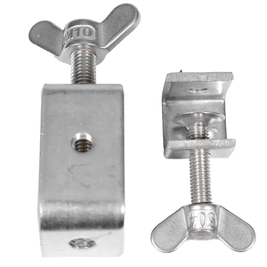 Nindejin 304-314LHJ 304 Stainless Steel Heavy Duty U-Shaped <b>C</b> <b>Clamp</b> 16-122mm Adjustable Thumb Bolt Plain for Woodworking - Product Image 4