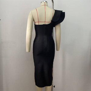 Peeqi <b>Summer</b> Wholesale Fashion Retro Designer Printed Tight Fitting Sexy Nightclub Party Wear Sexy Mini <b>Dress</b> Women Lady - Product Image 3