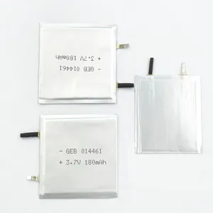 Ультратонкий литий-полимерный аккумулятор GEB для электронной карты, 014461, 3,7 в, 180 мАч, 3,7 в