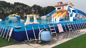 Grande piscine rectangulaire extérieure en métal avec cadre en acier Piscine <span class=keywords><strong>Intex</strong></span> - Product Image 3