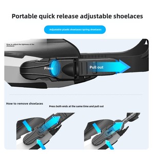 Pinne da nuoto professionali lunghe in Silicone per immersioni profonde e Freestyle e attrezzature per l'allenamento pinna d'anatra - Product Image 4