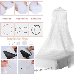 Cerchio zanzariera <span class=keywords><strong>letto</strong></span> a <span class=keywords><strong>baldacchino</strong></span> tenda per ragazze bianco biancheria da <span class=keywords><strong>letto</strong></span> appesa principessa decorazione camera da <span class=keywords><strong>letto</strong></span> doppia <span class=keywords><strong>letto</strong></span> King Size <span class=keywords><strong>letto</strong></span> - Product Image 3