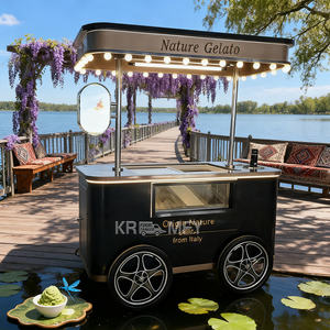 Chariot de vente de crème glacée molle commerciale 2025, Europe, chariot de vente de sucettes glacées, à vendre - Product Image 5