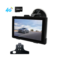 Navegador GPS Android Auto Carplay 4G Portátil de 7 Pulgadas con Pantalla Táctil, Batería de 4000 mAh, Actualización de Mapas por 1 Año, Reproductor de Música FM, WiFi de 8 Núcleos
