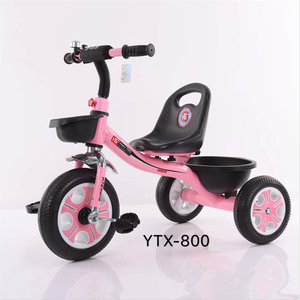 Triciclo <span class=keywords><strong>3</strong></span>-in-1 per bambini, giocattolo da giro con manubrio e pedale morbido da sella alimentato a spinta - Product Image 4