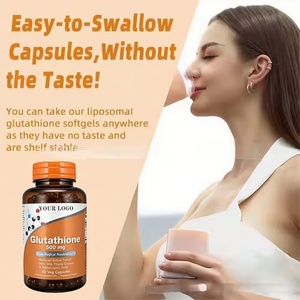 Tùy chỉnh 10000mg giảm gốc GSH liposomal <span class=keywords><strong>Glow</strong></span> Collagen 30000 vitamine C bổ sung L-Glutathione Softgels cho vẻ đẹp - Product Image 2