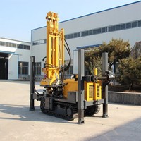 Foreuse rotative diesel KW180 d'occasion avec moteur, machine portable pour puits d'eau, profondeur 180m