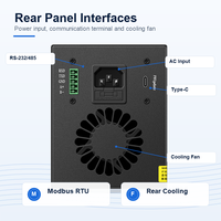 Alimentation électrique régulée en courant continu programmable et réglable, 600V, pour utilisation en laboratoire, deux interfaces de communication, entrée AC 220V.