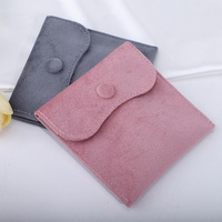 Pochette à bijoux en velours de soie motif papillon délicat, emballage haut de gamme pour bijoux, pochette en velours pour bague, pendentif, bracelet