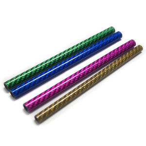 Tubo de fibra de carbono verde resistente a los rayos UV colorido personalizado - Product Image 1