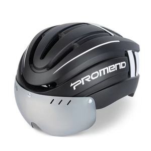 PROMEND casco da bici da strada <span class=keywords><strong>MTB</strong></span> professionale con protezione della testa con lampada a diodi a emissione luminosa ricaricabile - Product Image 1