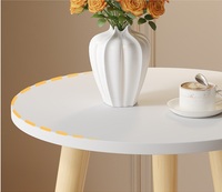 Petite table ronde, table basse pour salon, usage domestique, table de chevet pour chambre à coucher, table à thé simple et moderne, style nordique