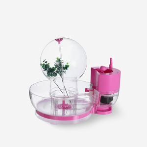 Pecera Esférica Minimalista <span class=keywords><strong>de</strong></span> Escritorio, <span class=keywords><strong>Acuario</strong></span> <span class=keywords><strong>de</strong></span> Vidrio Transparente con Sistema <span class=keywords><strong>de</strong></span> Circulación <span class=keywords><strong>de</strong></span> Agua Autónomo - Product Image 1