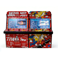 Console de jeu d'arcade rétro en bois 32 pouces pour 2 joueurs, 110V/220V, machine de jeu vidéo de combat, vente en gros, console de divertissement pour enfants