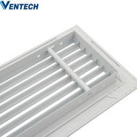 Ventech chine fournisseurs climatisation lames fixes amovibles en Aluminium barre linéaire Grille d'air pour système de Ventilation