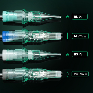 2023 Biomaser más nuevo cartucho de aguja de tatuaje de excelente calidad suministros de <span class=keywords><strong>agujas</strong></span> desechables súper afilado membrana precisa sellada - Product Image 5