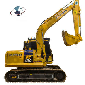 Utilisé pour l'excavatrice sur chenilles PC130 de 13 tonnes avec moteur PLC, boîte de vitesses et pompe, équipement de construction à haute efficacité en provenance du Japon - Product Image 1