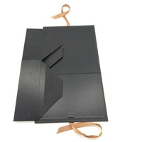 Boîte d'expédition pliable personnalisée pour cosmétiques, flacons d'huiles essentielles, emballage de crèmes, coffret cadeau réutilisable magnétique avec ruban