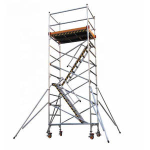 Portable Mini Intérieur Mobile Décoratif En Aluminium Plate-Forme Pliant Échafaudage Échafaudages Échafaudages En Aluminium À Vendre - Product Image 2