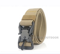 Ceinture tactique en nylon à boucle magnétique décontractée en alliage à dégagement rapide