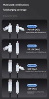 Kabel Data Tipe-C 48-Braid 6A Pengisian Cepat PD 100W TPE Nylon Tembaga Murni untuk iPhone 15/16/17 Kamera Pintar Earphone & Komputer