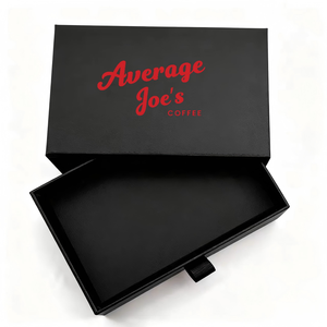 Boîte cadeau pliante coulissante en papier recyclé rigide pour bijoux, colliers, boucles d'oreilles, boîte à bagues, vente en gros, MOQ faible, personnalisable - Product Image 4