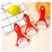 Pelapatate con lama in acciaio inossidabile, manico in plastica, strumento manuale per frutta e verdura, facile da pulire - Product Image 3