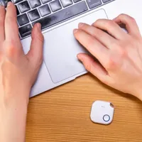 Botón de Activación Shelly BLU Button1 para Escenas de Acción, Alcance de 10m en Interiores/30m en Exteriores, Batería Incluida, Incompatible