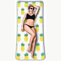 Matelas Gonflable PVC Personnalisé & Flotteur de Piscine 180cm Motif Pastèque