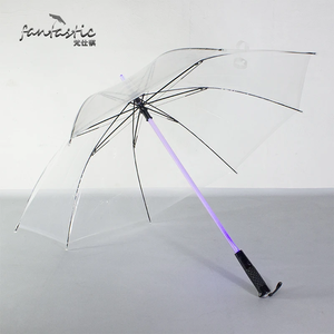 ร่มไฟ LED แบบใหม่ ดีไซน์โปร่งใส พร้อมไฟโฆษณาเจ็ดสี - Product Image 4
