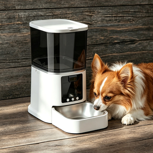 Comedero Inteligente para Mascotas, Dispensador Automático, Comedero Impermeable para Mascotas sin Cámara, para Uso Doméstico - Product Image 1