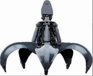 Benna a Conchiglia Sigillata con Rotazione a 360 Gradi per Movimentazione Materiali su Escavatore in Porto - Product Image 5