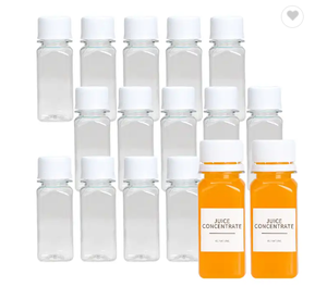 Botella de chupito de 100ml, 60ml, 2oz, tarro de jugo de chupito de energía con tapa, serigrafía de plástico de jengibre, tapa de rosca para bebidas PET de 28mm - Product Image 5