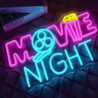 Letras de Neón LED Pintadas en Acrílico, Publicitarias, Creativas y Personalizadas, con Clasificación de Impermeabilidad IP65, para Decoración de Bares, Eventos y Fiestas