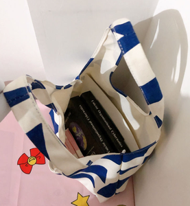 Grand sac fourre-tout en toile pour femme, sac à bandoulière tendance, avec motif personnalisé et poignée en coton, sac de shopping. - Product Image 6